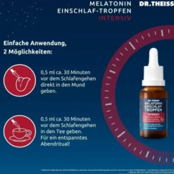 Dr.Theiss Melatonin Einschlaf Tropfen intensiv 20 ml