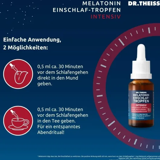 Dr.Theiss Melatonin Einschlaf Tropfen intensiv 20 ml