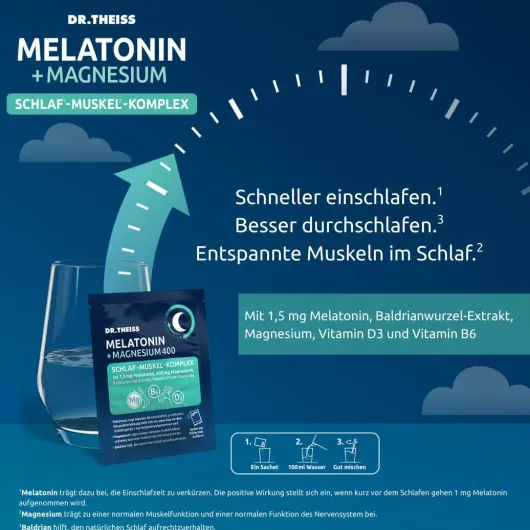 Dr.Theiss Melatonin + Magnesium Schlaf-Komplex 30 Stück