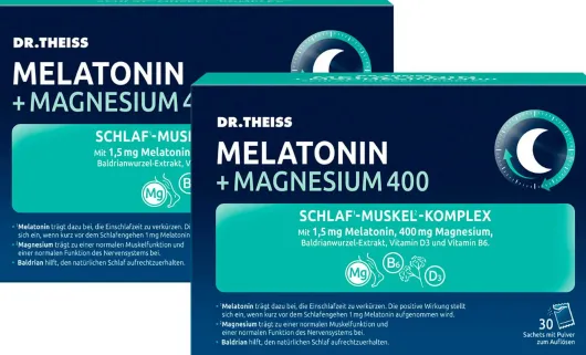 Dr.Theiss Melatonin + Magnesium Schlaf-Komplex 2 x 30 Stück