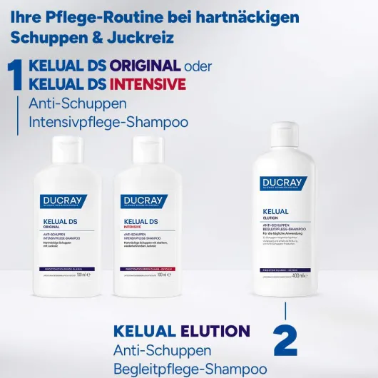 Ducray Kelual Elution Begleitpflege 400 ml Shampoo
