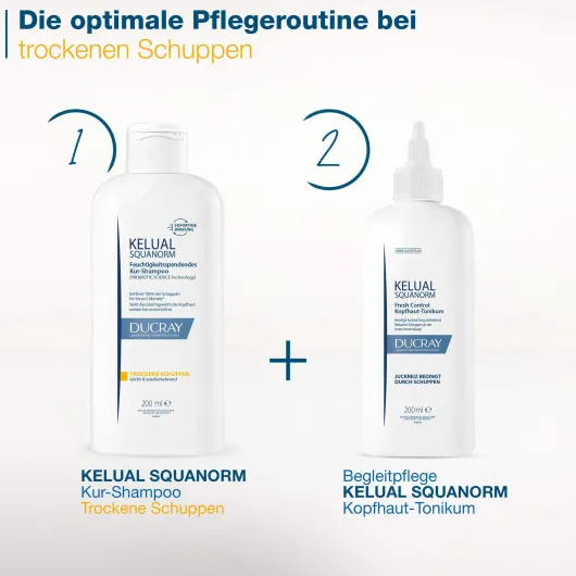 Ducray Kelual Squanorm trockene Schuppen 200 ml Shampoo
