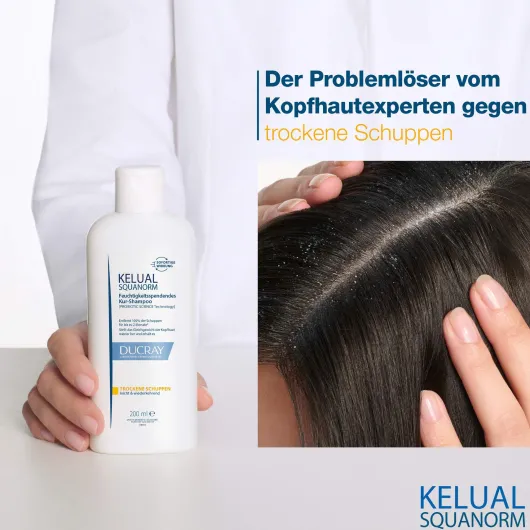 Ducray Kelual Squanorm trockene Schuppen 200 ml Shampoo