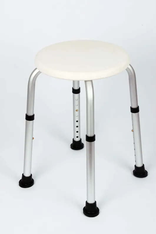 Duschhocker, höhenverstellbar, 1 Stück