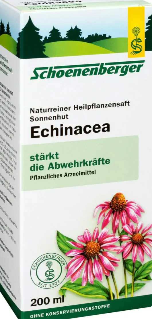 Echinacea Saft Sonnenhut Schoenenberger 200 ml Saft