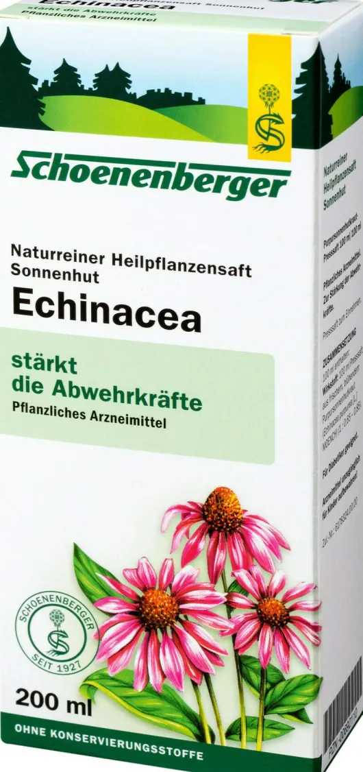 Echinacea Saft Sonnenhut Schoenenberger 200 ml Saft