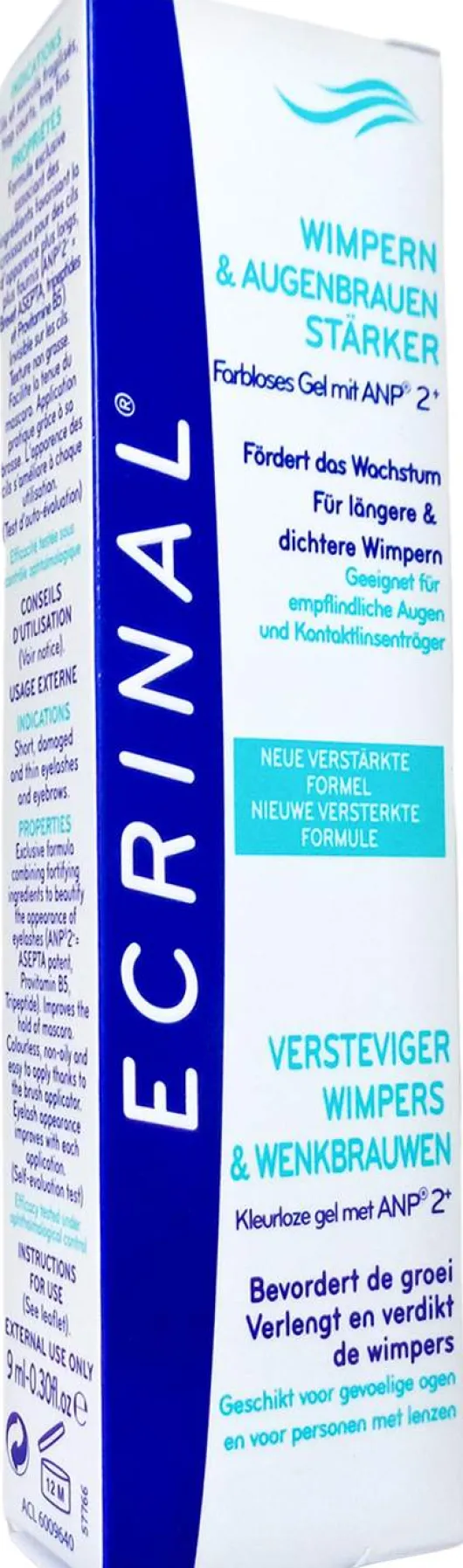 Ecrinal Wimpern- & Augenbrauen Stärker Gel 9 ml