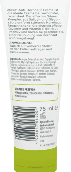 Efasit Anti-Hornhaut 75 ml Creme