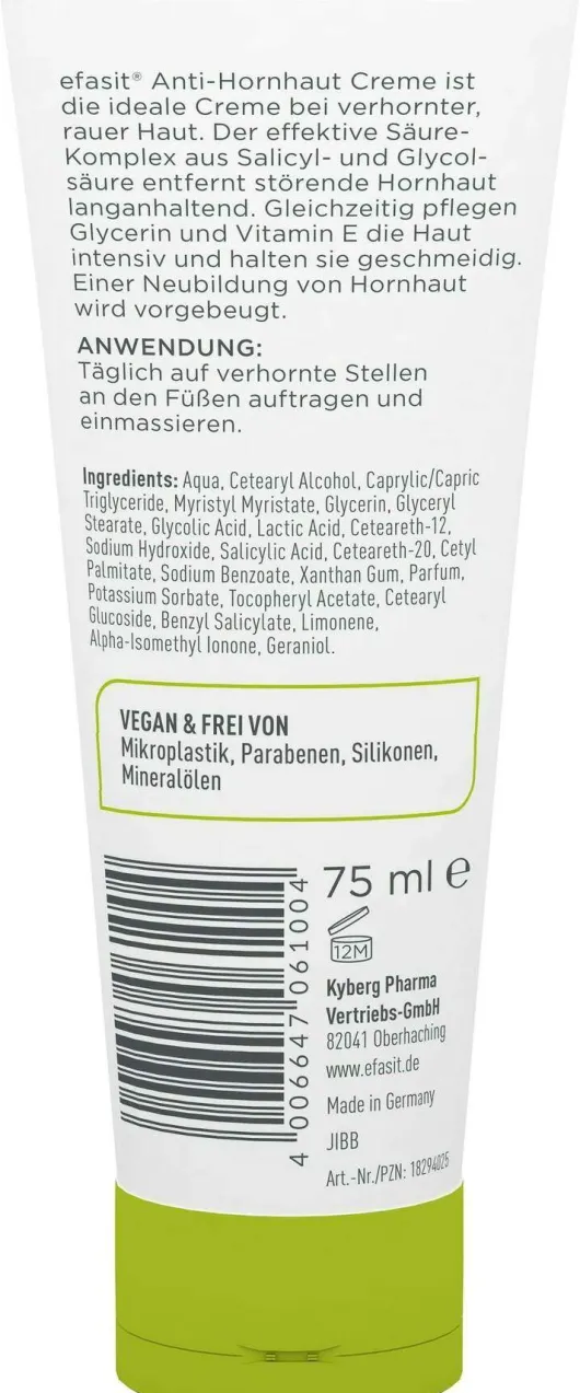 Efasit Anti-Hornhaut 75 ml Creme