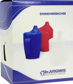 Einnehmebecher Mit Griff und Deckel 12 mm Weiß 1 Stück