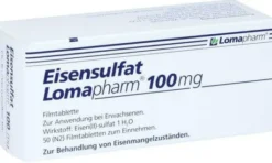 Eisensulfat Lomapharm 100 mg 50 Filmtabletten