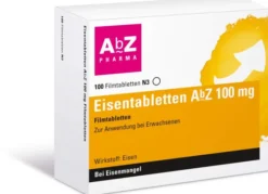 Eisentabletten Abz 100 mg 100 Filmtabletten