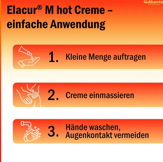 Elacur M Hot Creme 100 g Creme