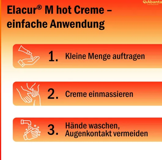 Elacur M Hot Creme 50 g Creme