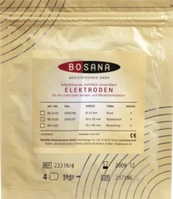 Elektroden Selbstklebend Mehrfach Verwendbar 50x50mm Quadratisch