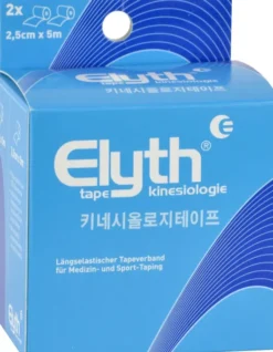 Elyth Tape Kinesiologie 5 cm X 5 M Blau 1 Bandage
