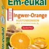 Em Eukal Ingwer Orange Bonbons Box 50 G Zuckerfrei