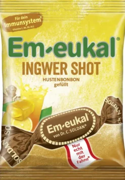 Em Eukal Ingwer Shot Gefüllt Bonbons 75 G