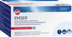 Emser Inhalationslösung Hyperton 8 % 60 X 5 ml Inhalationsampullen