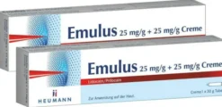 Emulus 25 mg je g+25 mg je g Creme 2 x 30 g Creme