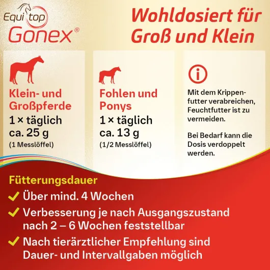 Equitop Gonex vet. 750 g Granulat