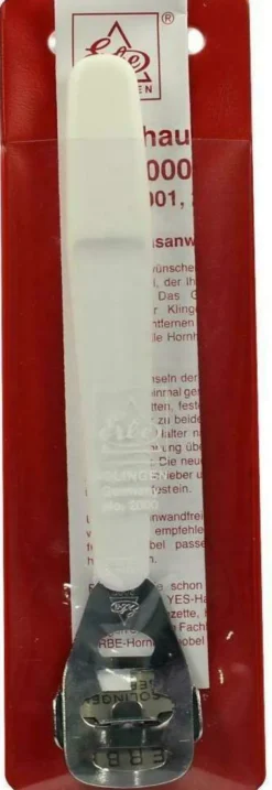 Erbe 1 Hornhauthobel 2000 14,4 cm Verchromt