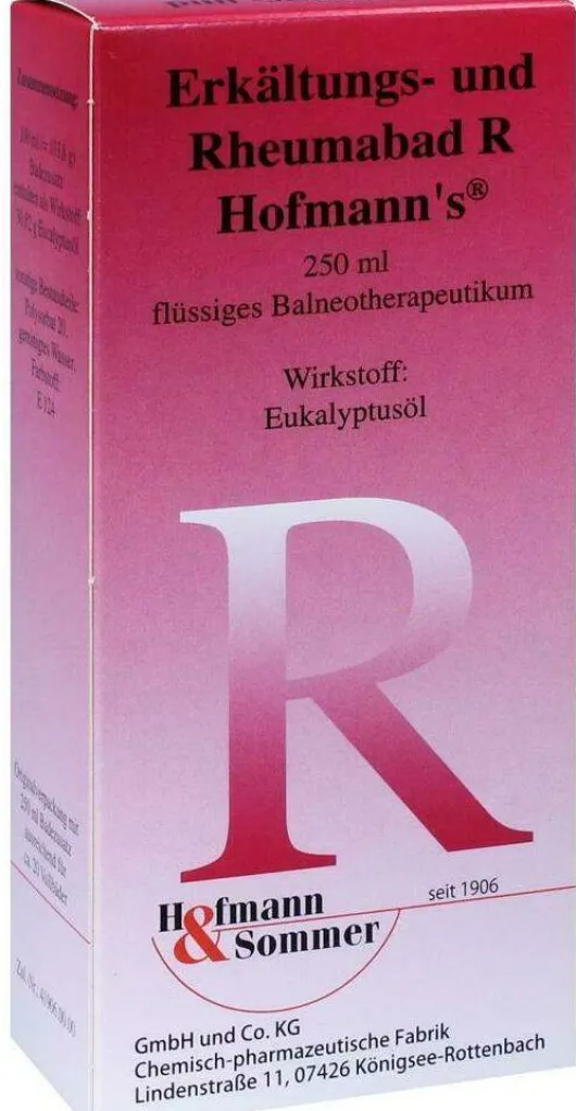Erkältungs- und Rheumabad R Hofmann s 250 ml Bad