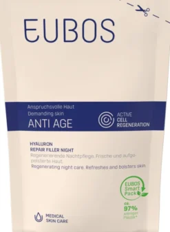Eubos Anti-Age Hyaluron Repair Filler Night Nachfüllbeutel 50 ml