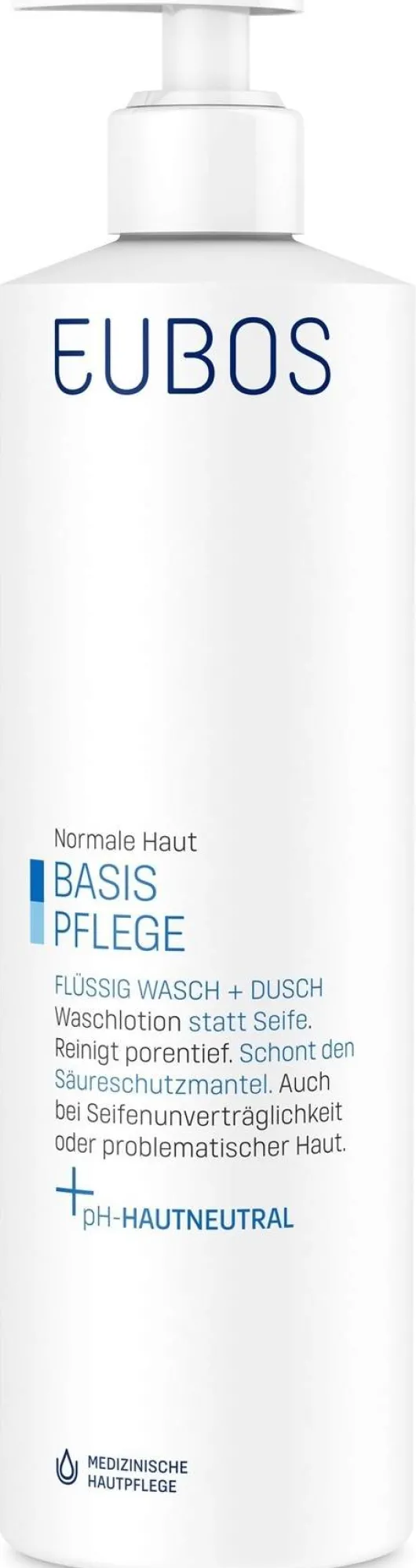 Eubos Flüssig Blau Mit Dosierpumpe Unparfümiert 400 ml
