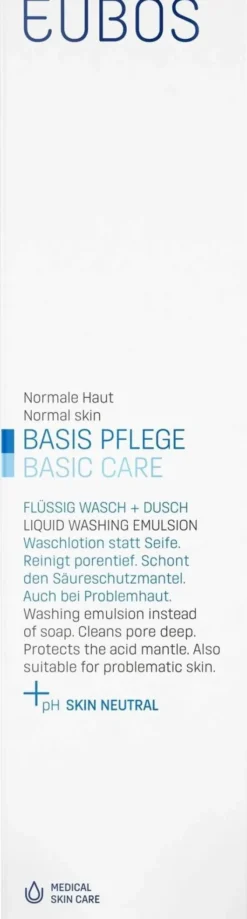 Eubos Flüssig Blau Mit Dosierpumpe Unparfümiert 400 ml