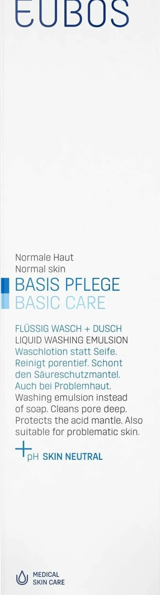 Eubos Flüssig Blau Mit Dosierpumpe Unparfümiert 400 ml