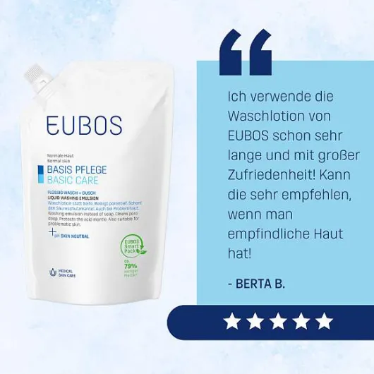 Eubos flüssig blau 400 ml Nachfüllpackung