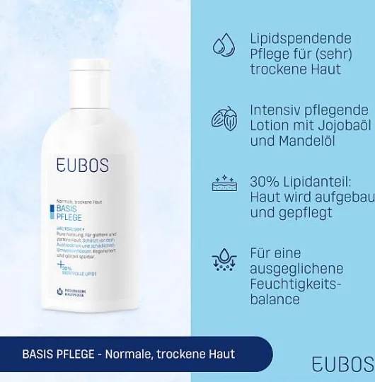 Eubos Hautbalsam F 200 ml Lotion