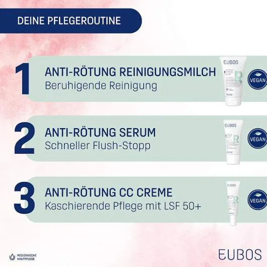 Eubos Kühl & Klar Anti-Rötung CC Creme LSF 50 30 ml