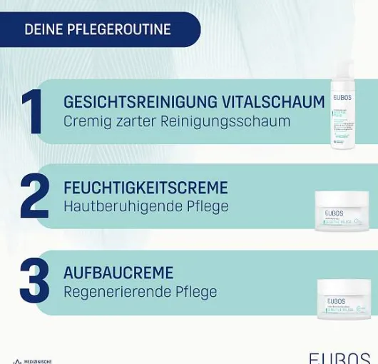 Eubos Sensitiv Vital Reinigungsschaum 150 ml Schaum