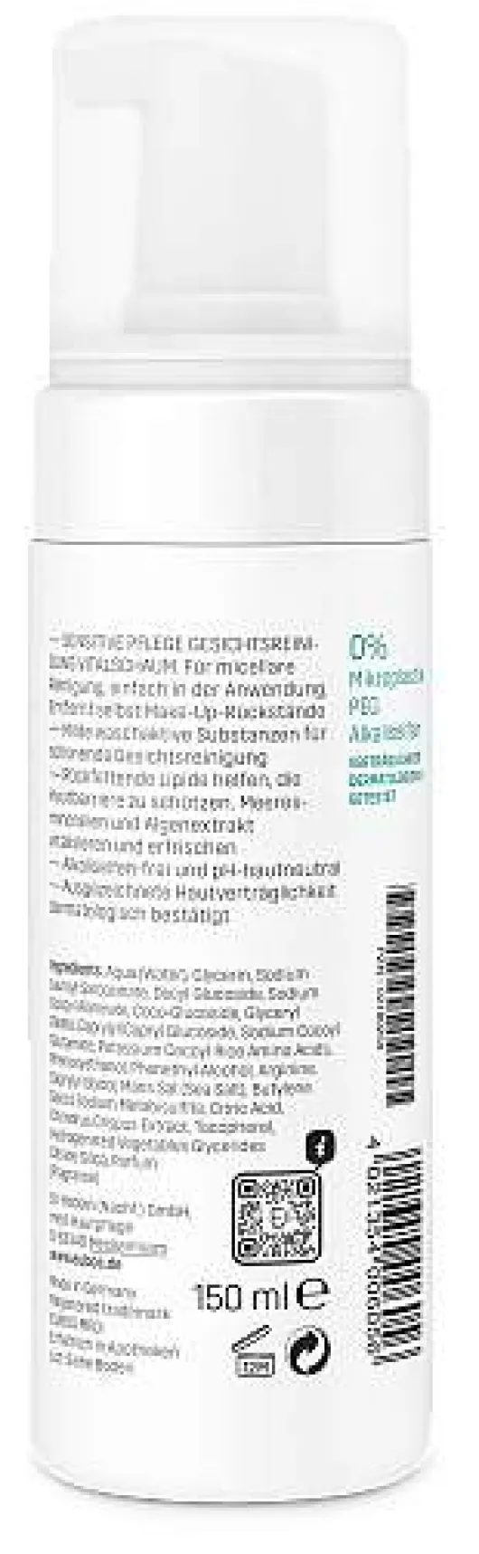 Eubos Sensitiv Vital Reinigungsschaum 150 ml Schaum