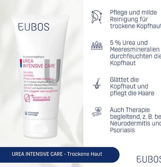 Eubos Trockene Haut Urea 5 % Shampoo 200 ml