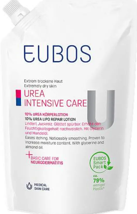 Eubos Urea Intensive Care 10 % Körperlotion 400 ml Nachfüllbeutel