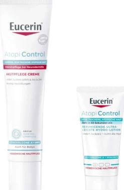 Eucerin AtopiControl Akut Creme 40 ml + gratis Eucerin AtopiControl Hydrolotion 20 ml