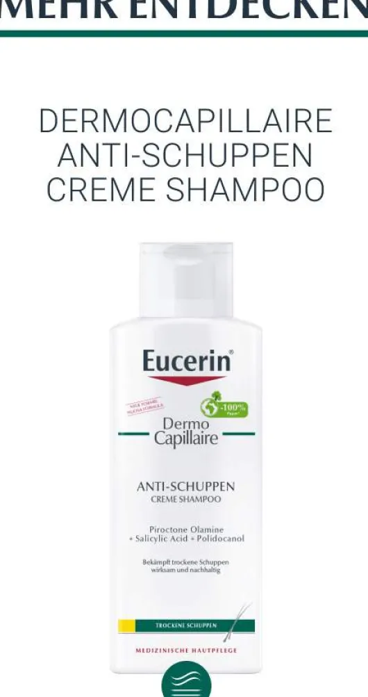 Eucerin DermoCapillaire Anti-Schuppen Gel Shampoo 2 x 250 ml