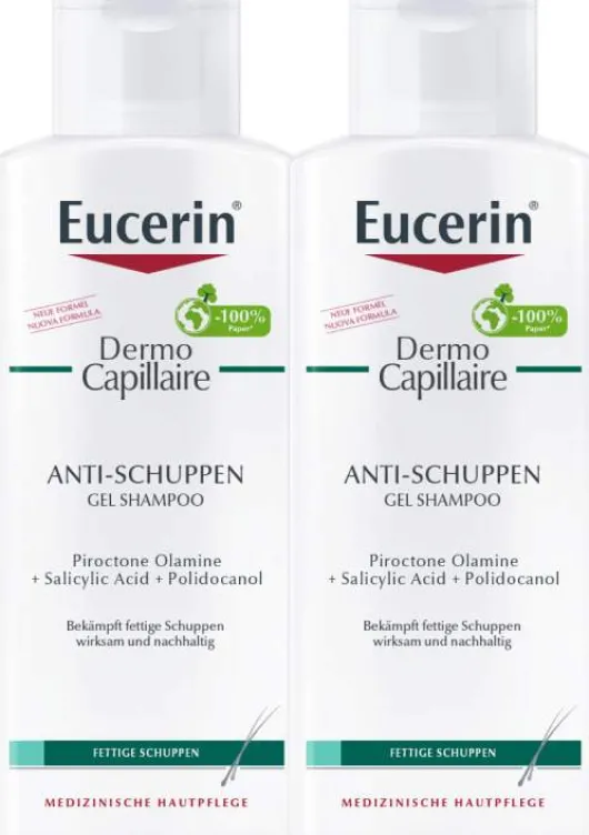 Eucerin DermoCapillaire Anti-Schuppen Gel Shampoo 2 x 250 ml
