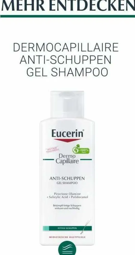 Eucerin Dermo Capillaire Anti - Schuppen Creme Shampoo 250 ml