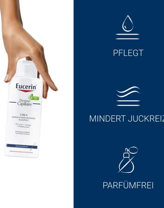 Eucerin DermoCapillaire Urea kopfhautberuhigendes Shampoo 2 x 250 ml