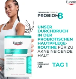 Eucerin DermoPure Clinical Probiom 8 Routine-Set 1 Stück + gratis Eucerin Sun Gel - Creme Oil Control 20 ml