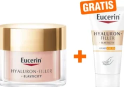 Eucerin Hyaluron Filler + Elasticity Rosé LSF30 50 ml Creme + gratis Elasticity Handcreme 20 ml