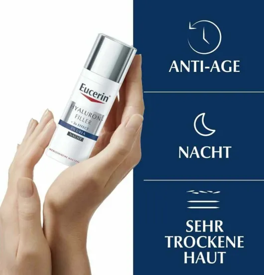 Eucerin Hyaluron Filler Urea Nachtpflege 50 ml Creme