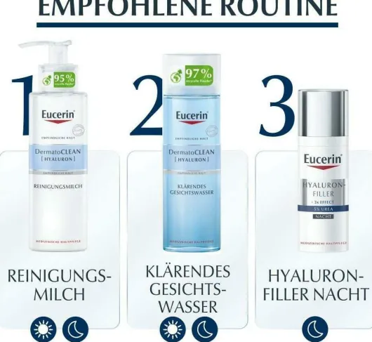 Eucerin Hyaluron Filler Urea Nachtpflege 50 ml Creme
