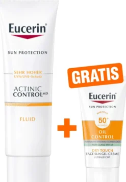 Eucerin Sun Actinic Control MD 80 ml Emulsion + gratis Sun Gel-Creme Oil Control 20 ml