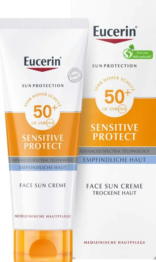 Eucerin Sun Sensitive Protect Face LSF 50+ 50 ml Creme