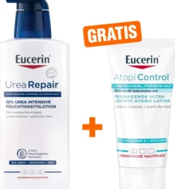 Eucerin UreaRepair Plus Lotion 10% 400 ml + gratis AtopiControl Hydro-Lotion 20 ml